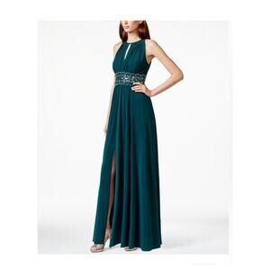 R & M Collection Teal Emerald Evening Gown Size 20w bridesmaid mother of bride